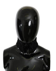 Dolce & Gabbana Elegant Black Lambskin Scarf