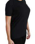 Dolce & Gabbana Elegant Crewneck Blue Amore Tee