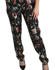 Dolce & Gabbana Sleek Silk Slim-Fit Mid-Waist Pants