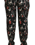 Dolce & Gabbana Sleek Silk Slim-Fit Mid-Waist Pants