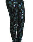 Dolce & Gabbana Floral High Waist Skinny Trousers