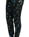Dolce & Gabbana Floral High Waist Skinny Trousers