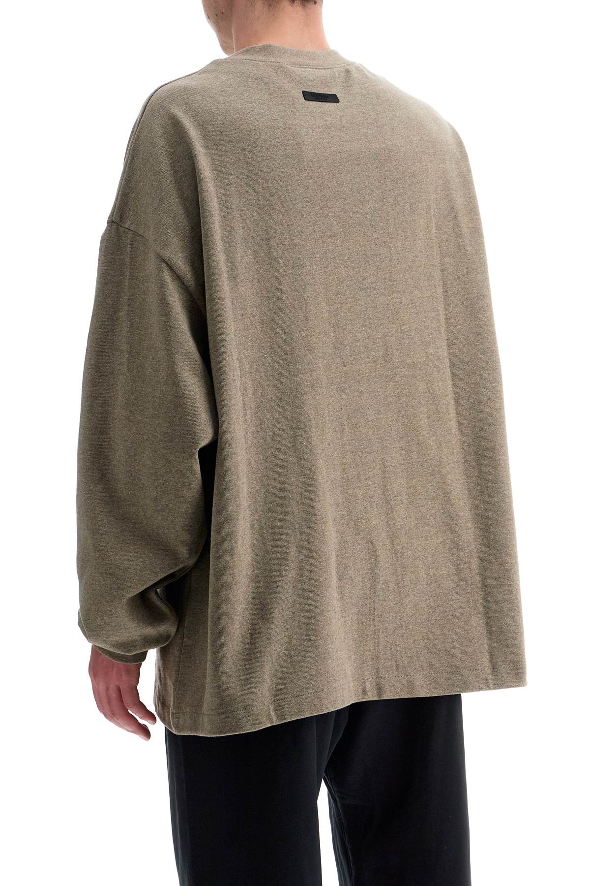 Fear Of God ESSENTIALS Fear Of God ESSENTIALS heather gray cotton oversized t-shirt