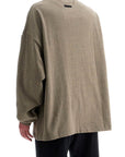Fear Of God ESSENTIALS Fear Of God ESSENTIALS heather gray cotton oversized t-shirt