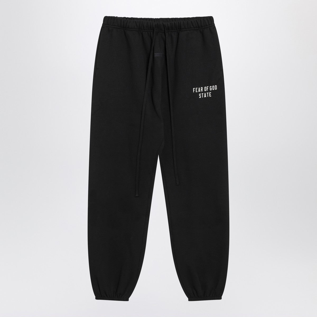 Fear of God Essentials Fear of God Essentials Black jogging trousers with logo