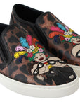 Dolce & Gabbana Elegant Leopard Print Loafers for Sophisticated Style
