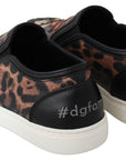 Dolce & Gabbana Elegant Leopard Print Loafers for Sophisticated Style
