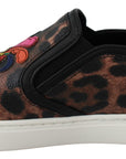 Dolce & Gabbana Elegant Leopard Print Loafers for Sophisticated Style