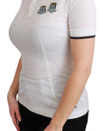 Dolce & Gabbana Chic Polo Angel Embroidered T-shirt