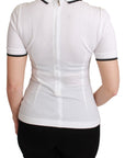 Dolce & Gabbana Chic Polo Angel Embroidered T-shirt