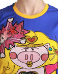 Dolce & Gabbana Chic Crewneck Cotton Tee with Supergirl Motive
