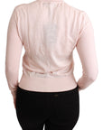 Dolce & Gabbana Silk Blend Floral Embroidered Sweater