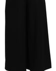 Dolce & Gabbana Elegant High Waist Wide Leg Wool Pants