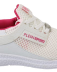 Philipp Plein Chic White Becky Sneakers with Pink Accents