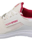 Philipp Plein Chic White Becky Sneakers with Pink Accents
