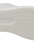 Dolce & Gabbana Chic White Leather Sneakers with Purple Accents