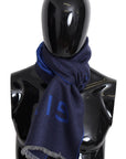 Givenchy Elegant Unisex Wool Silk Blend Scarf