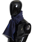 Givenchy Elegant Unisex Wool Silk Blend Scarf