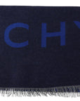 Givenchy Elegant Unisex Wool Silk Blend Scarf
