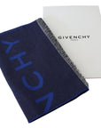 Givenchy Elegant Unisex Wool Silk Blend Scarf