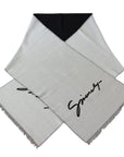 Givenchy Elegant Monochrome Wool-Silk Blend Scarf