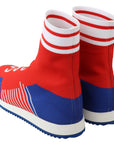 Dolce & Gabbana Chic SORRENTO Casual Socks Sneakers