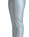 Dolce & Gabbana Elegant High-Waisted Silk Trousers