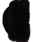 Dolce & Gabbana Elegant Black Cashmere Alpaca Fur Beanie