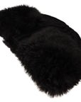 Dolce & Gabbana Elegant Black Cashmere Alpaca Fur Beanie