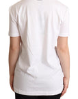 Dolce & Gabbana Chic Love Slogan Silk Cotton Tee