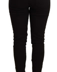 Dolce & Gabbana Chic Black Mid-Waist Skinny Denim Jeans