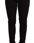 Dolce & Gabbana Chic Black Mid-Waist Skinny Denim Jeans