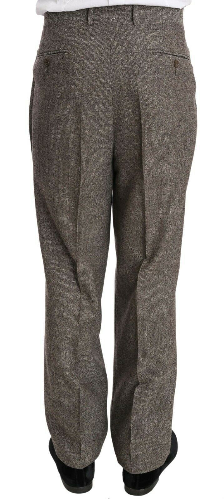 Fendi Elegant Light Brown Wool Men&#39;s Suit