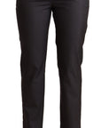 Dolce & Gabbana Elegant Tailored Virgin Wool and Silk Pants