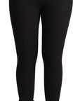 Dolce & Gabbana Elegant High-Waist Wool Tights Pants