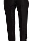 Dsquared² Chic High-Waist Cropped Trousers