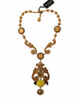 Dolce & Gabbana Multicolor Crystal Statement Necklace