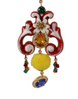 Dolce & Gabbana Multicolor Crystal Statement Necklace