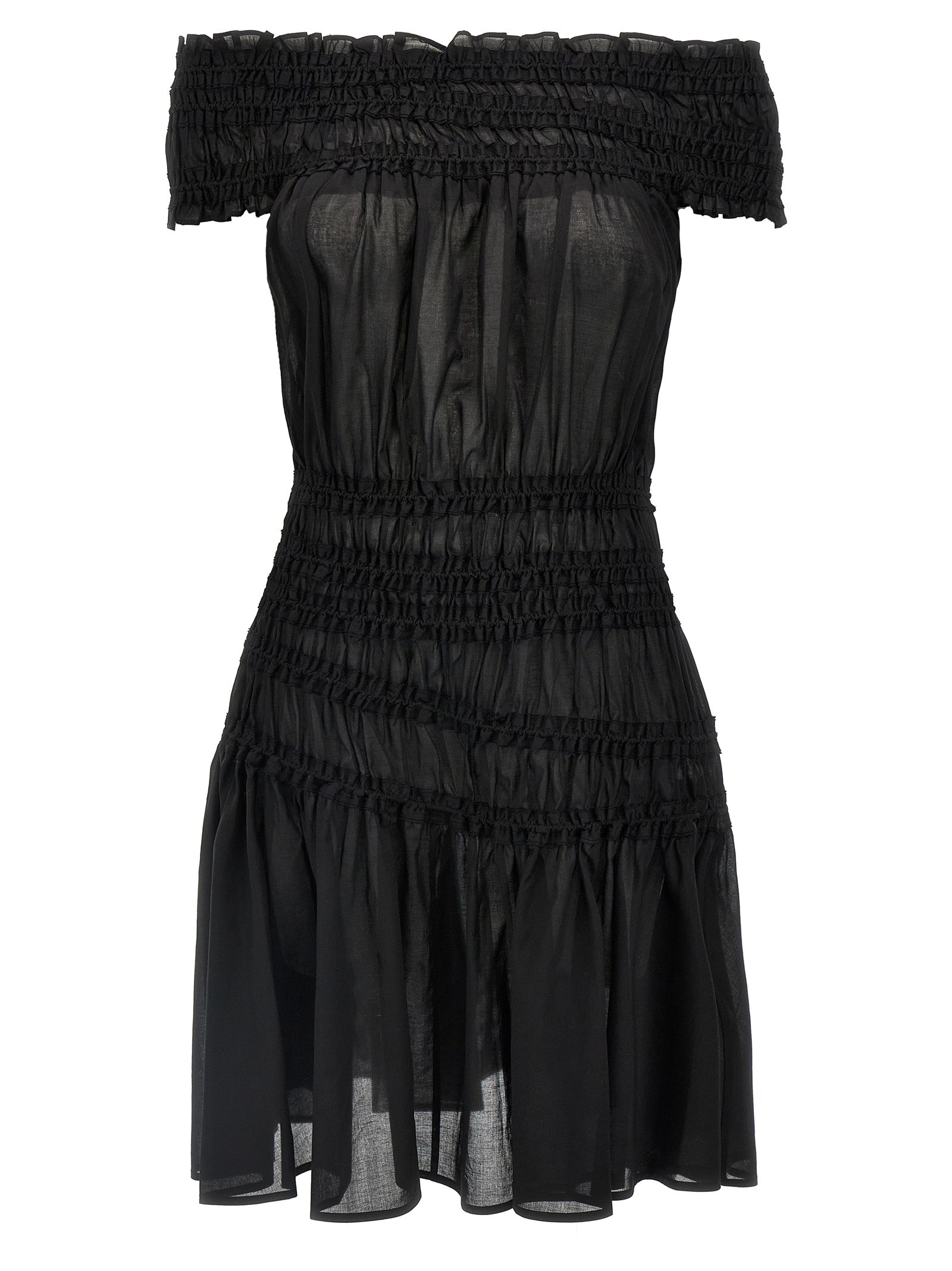 Tory Burch Tory Burch Smocked Cotton Dress