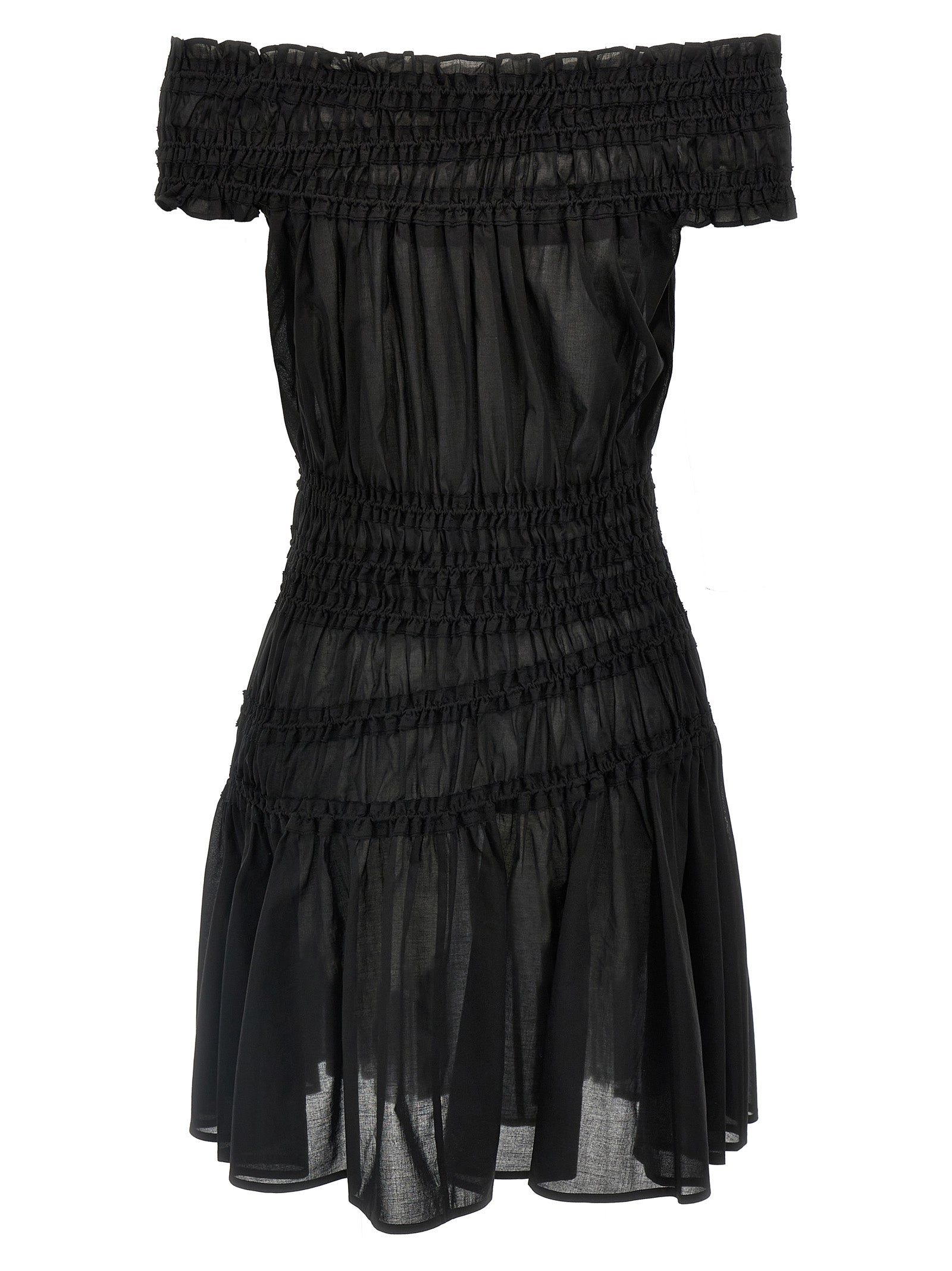 Tory Burch Tory Burch Smocked Cotton Dress
