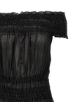 Tory Burch Tory Burch Smocked Cotton Dress