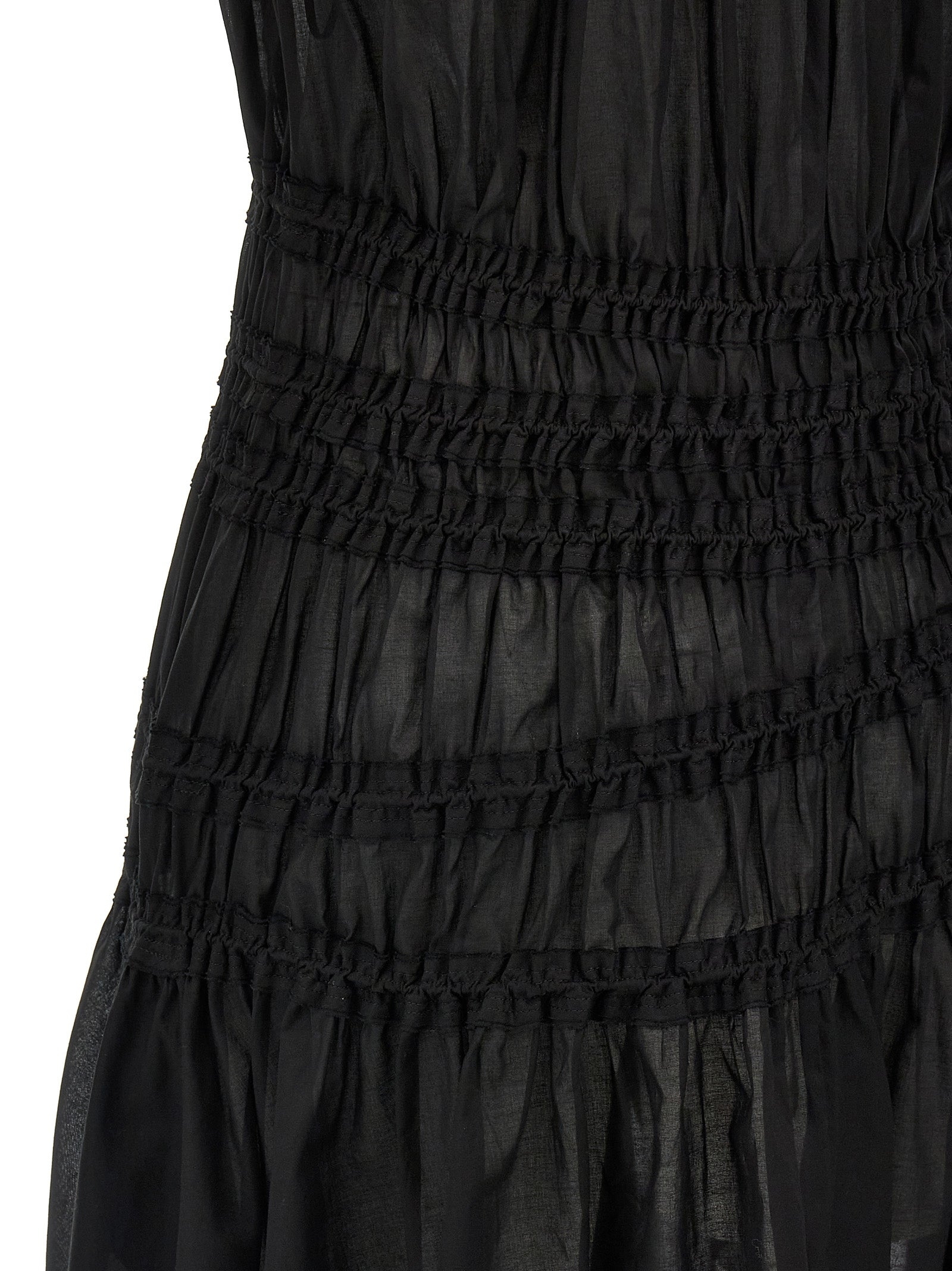 Tory Burch Tory Burch Smocked Cotton Dress