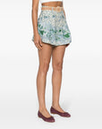 Zimmermann Zimmermann Ottie Tuck Linen Shorts
