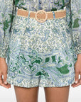 Zimmermann Zimmermann Ottie Tuck Linen Shorts