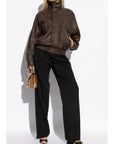 Saint Laurent Saint Laurent grain de poudre wool trousers