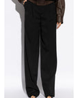 Saint Laurent Saint Laurent grain de poudre wool trousers