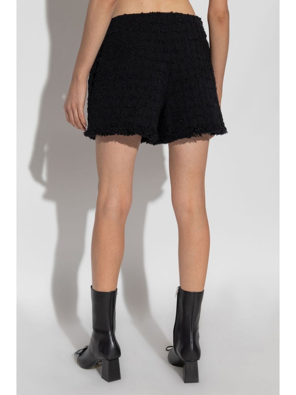 Versace Versace Heritage tweed mini shorts