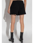 Versace Versace Heritage tweed mini shorts