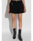 Versace Versace Heritage tweed mini shorts