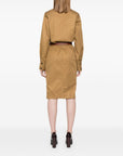 Saint Laurent Saint Laurent belted dress